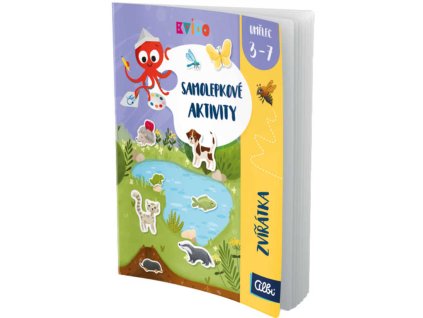 ALBI Kvído Samolepkové aktivity: Zvířátka kreativní sešit