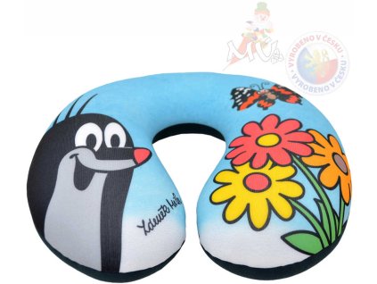 MORAVSKÁ ÚSTŘEDNA Zákrčník Krtek (Krteček) kytice dětská opěrka hlavy