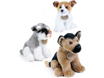 PLYŠ Pes 20cm sedící 3 druhy *PLYŠOVÉ HRAČKY*