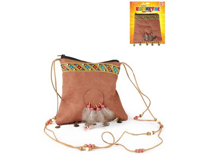 KARNEVAL Indiánská taška na zip *KARNEVALOVÝ DOPLNĚK*
