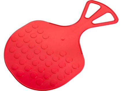 PLASTKON Sáňkovací lopata klouzák Mrazík dětský plastový kluzák Červený