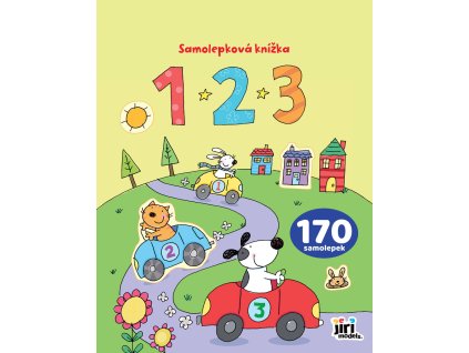 JIRI MODELS Knížka samolepková 123 170+ samolepek