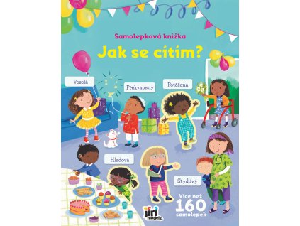 JIRI MODELS Knížka samolepková Jak se cítím? 160+ samolepek