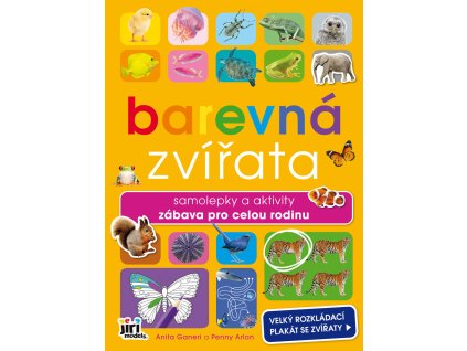 JIRI MODELS Svět zvířat Barevná zvířata s aktivitami a plakátem
