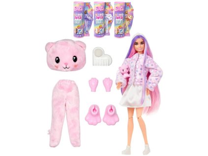 MATTEL BRB Barbie Cutie Reveal panenka zvířátko v převleku pastelová 4 druhy