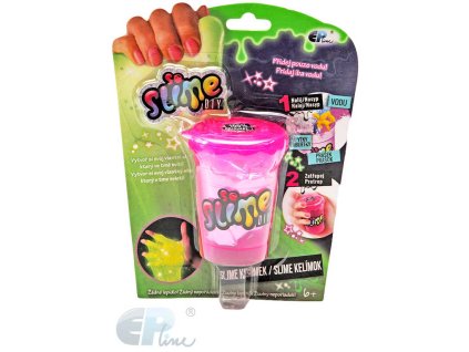 EP line So Slime výroba slizu set kelímek 1ks s figurkou se třpytkami svítí ve tmě