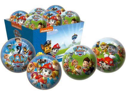 DINO Míč Tlapková Patrola balon s potiskem 15cm 2 druhy