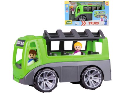LENA Truxx baby herní set autobus 26cm + 2 figurky plast