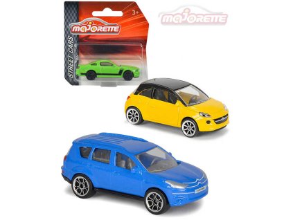 MAJORETTE Auto 7,5cm Street Cars kovové 1:64 volný chod 18 druhů