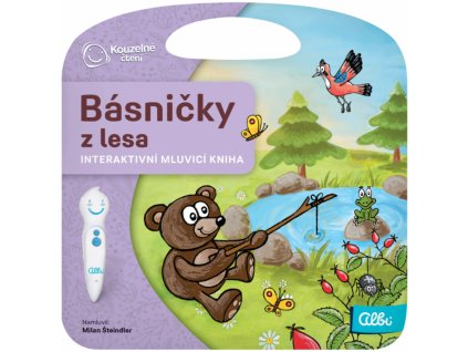 ALBI Kouzelné čtení Kniha interaktivní Básničky z lesa