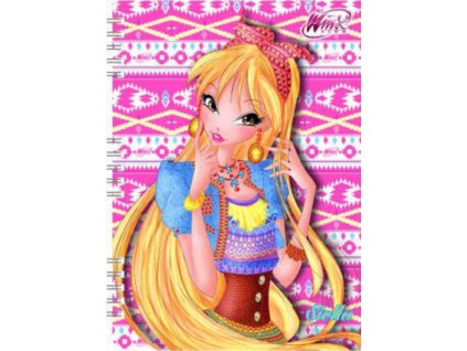 AKIM Zápisník A5 WinX Club 120 stran kroužková vazba