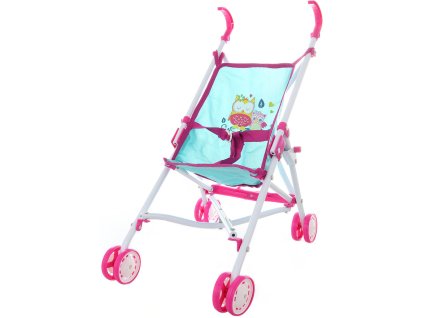 Kočárek golfky se sovičkami golfové hole pro panenku miminko