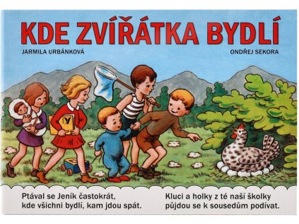 Leporelo Kde zvířátka bydlí Ondřej Sekora dětská knížka