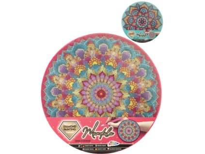 GRAFIX Diamantové malování mozaika Mandala Diamond Painting 2 druhy