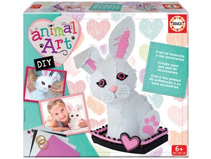 EDUCA Králíček vytvoř si svého mazlíčka kreativní set v krabici