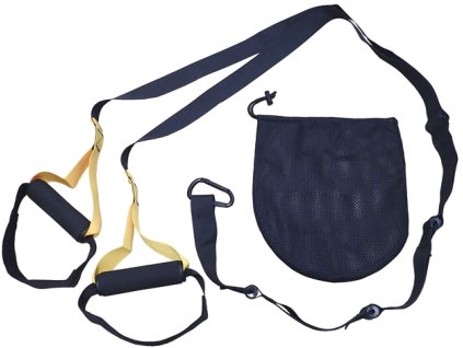 ACRA Závěsné multifunkční fitness posilovací popruhy jednoduché