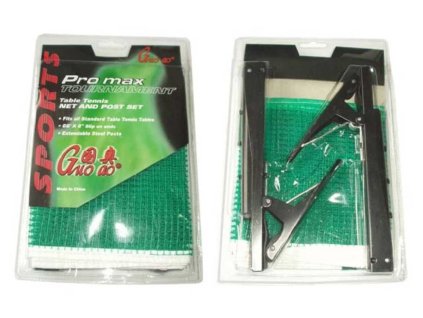 ACRA Sada rychloupínací na stolní tenis držák + síťka zelená