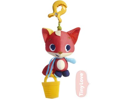 TINY LOVE Baby lišák Christopher textilní závěsný vibrující s kousátkem pro miminko