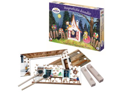 DETOA Magnetické divadlo Perníková chaloupka *DŘEVĚNÉ HRAČKY*