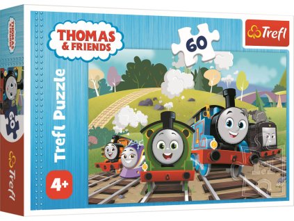 TREFL PUZZLE Mašinka Tomáš na výletě 33x22cm skládačka 60 dílků
