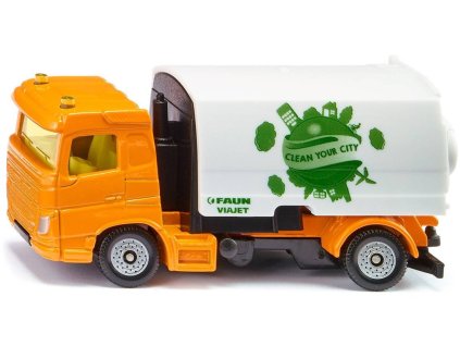 SIKU Blister auto zametací čisticí vůz Faun Viajet model kov 1104