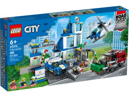 LEGO CITY Policejní stanice 60316 STAVEBNICE