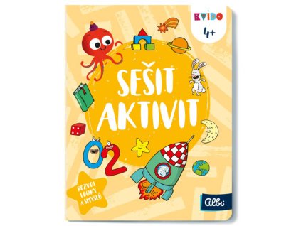 ALBI Kvído Sešit plný aktivit interaktivní úkoly pro děti 4+