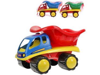 Baby auto barevné tulipan nákladní 32cm sklápěčka různé barvy pro miminko