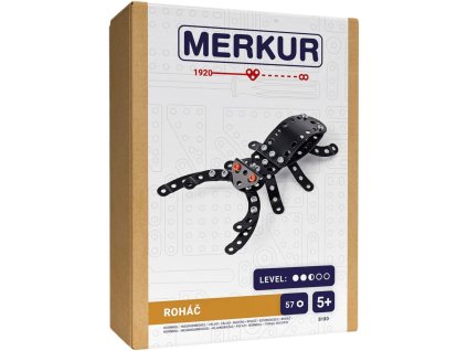 MERKUR F018 Broučci: Roháč 57 dílků *KOVOVÁ STAVEBNICE*