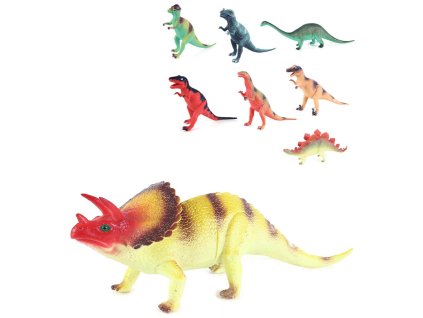 Zvířátko dinosaurus 21-29cm figurka na baterie Zvuk 8 druhů