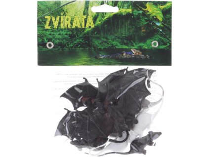 Netopýři a krysy plastová zvířátka 5-11cm set 10ks v sáčku