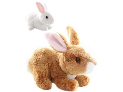 PLYŠ Zajíček 15cm 2 barvy *PLYŠOVÉ HRAČKY*