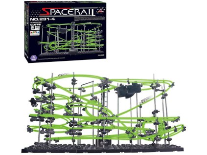 SPACERAIL Kuličkodráha 260cm konstrukční stavebnice 502 dílků s výtahem