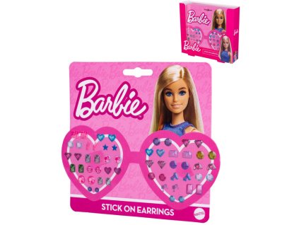 MATTEL BRB Barbie náušnice nalepovací dětské velká sada různé druhy plast