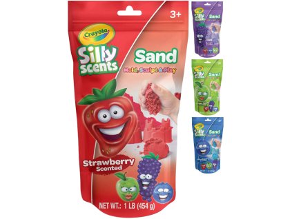 CRAYOLA Písek kinetický ovocný vonící 454g 4 druhy