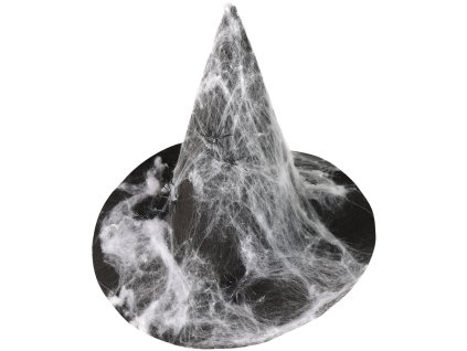 KARNEVAL Klobouk čarodějnický s pavučinou *KARNEVALOVÝ DOPLNĚK*