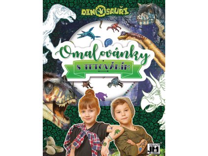JIRI MODELS Omalovánky + tetování Dinosauři