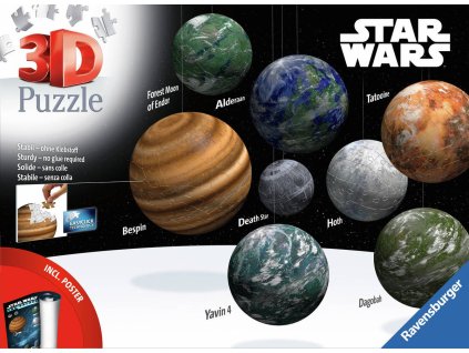 RAVENSBURGER Puzzle 3D Star Wars Galaxie 531 dílků 70x50cm skládačka