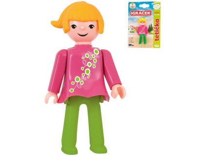 EFKO IGRÁČEK Tetička rodina figurka kloubová na kartě