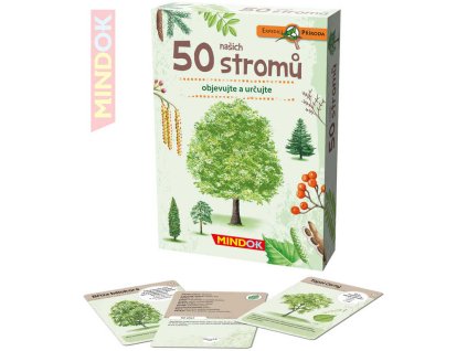 MINDOK HRA kvízová Expedice Příroda: 50 našich stromů naučná