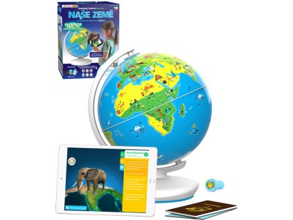 EP Line Glóbus interaktivní Naše Země naučný set s doplňky Aplikace v telefonu