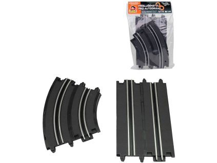 Autodráha Racing Collection 1:43 náhradní díly dráha set 4ks