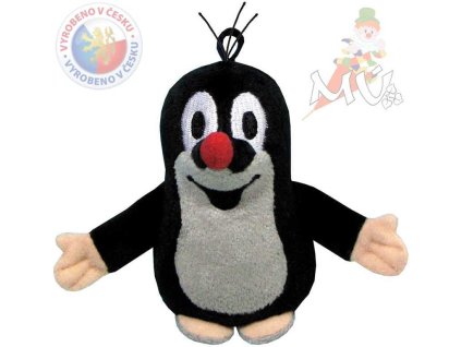 MORAVSKÁ ÚSTŘEDNA Krtek (krteček) s poutkem 8 cm * PLYŠOVÉ HRAČKY *