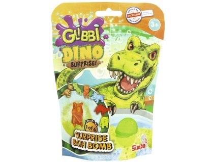 SIMBA Glibbi vodní bomba šumivá s dinosaurem s překvapením do vany
