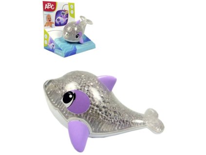 SIMBA Delfín baby třpytivý na koupání do vany do vody na baterie Světlo
