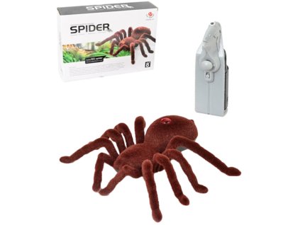 RC Pavouk lezoucí 21cm na dálkové ovládání na baterie Světlo