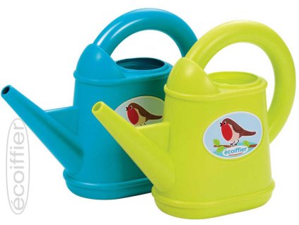 ECOIFFIER Baby konvička dětská malá 26cm s ptáčkem 2 barvy plast