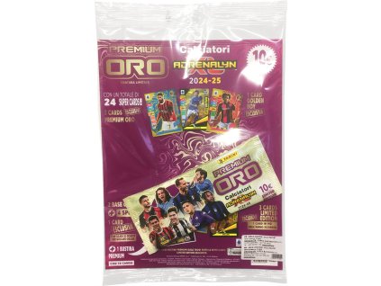 PANINI FIFA 365 24/25 Série A Sběratelské karty Adrenalyn XL Premium booster