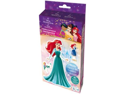JIRI MODELS Magnetické oblékání + omalovánky Disney Princezny Ariel