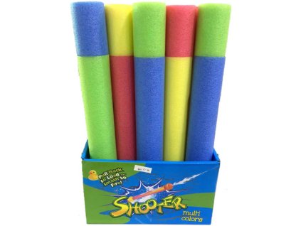 Dělo vodní soft 38cm pěnová trubice lehká dvoubarevná na vodu 4 barvy